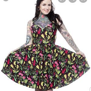 NWT Sourpuss Deadly Beauties Venus Fly Trap Dress